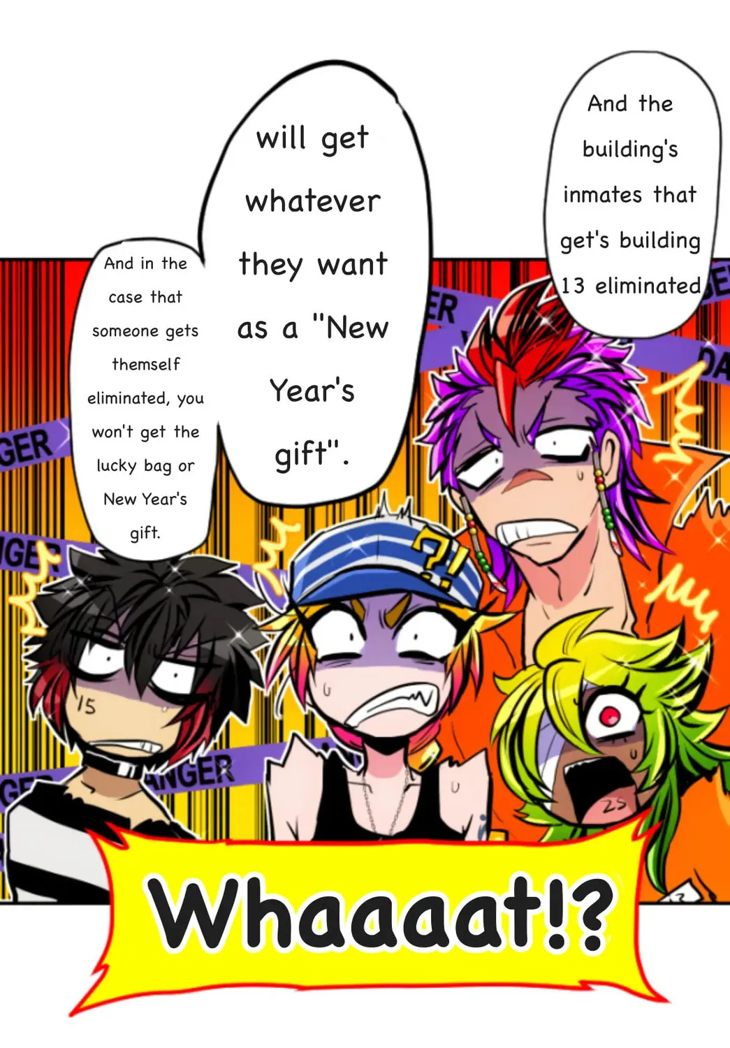 Nanbaka (Colored) Chapter 354 page 7 - 