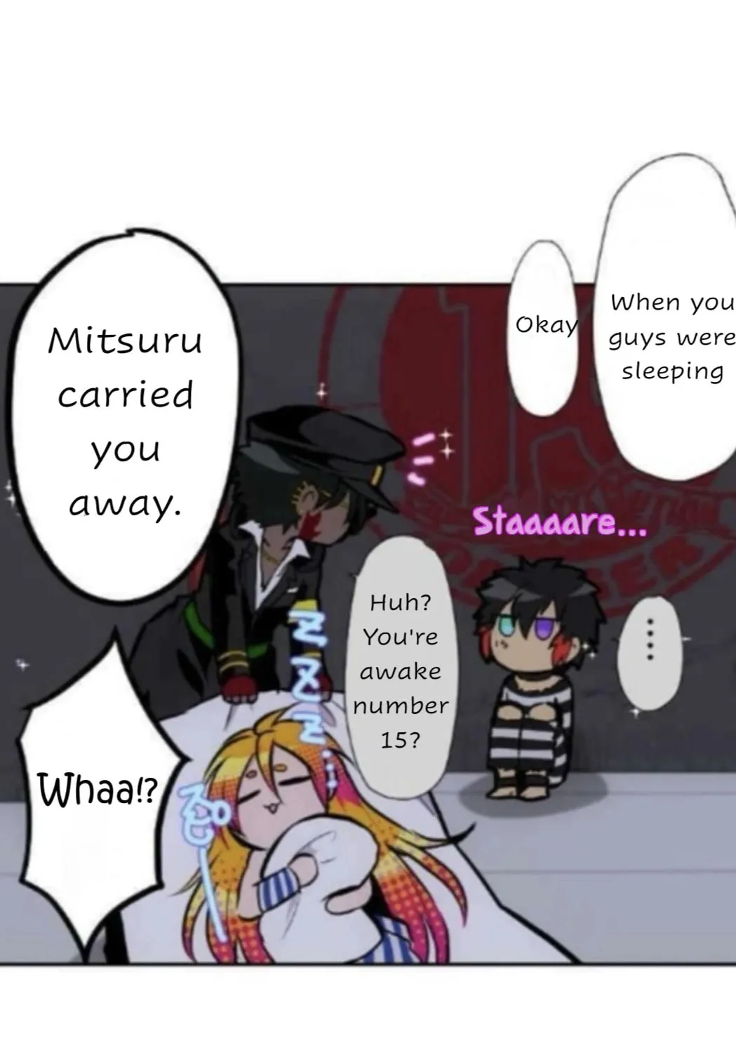 Nanbaka (Colored) Chapter 387 page 14 - 