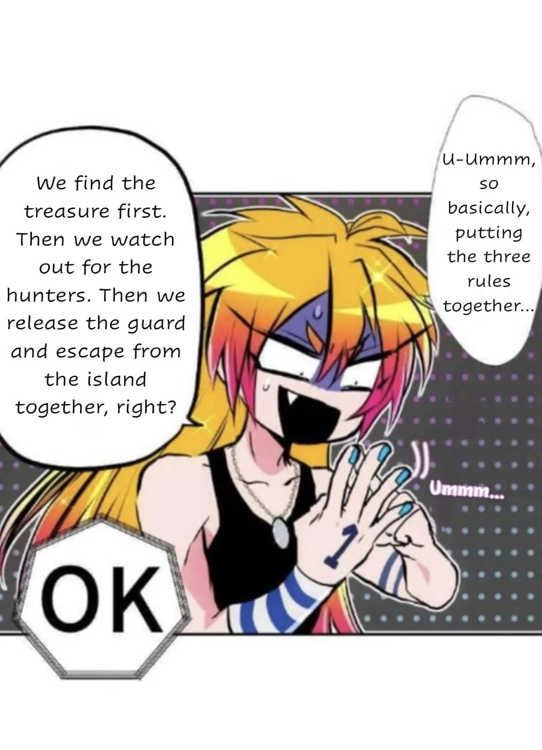 Nanbaka (Colored) Chapter 387 page 37 - 