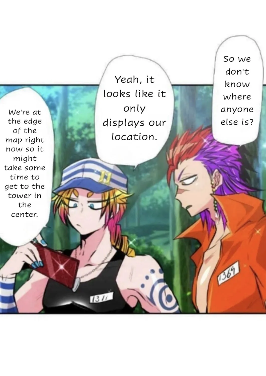 Nanbaka (Colored) Chapter 387 page 51 - 
