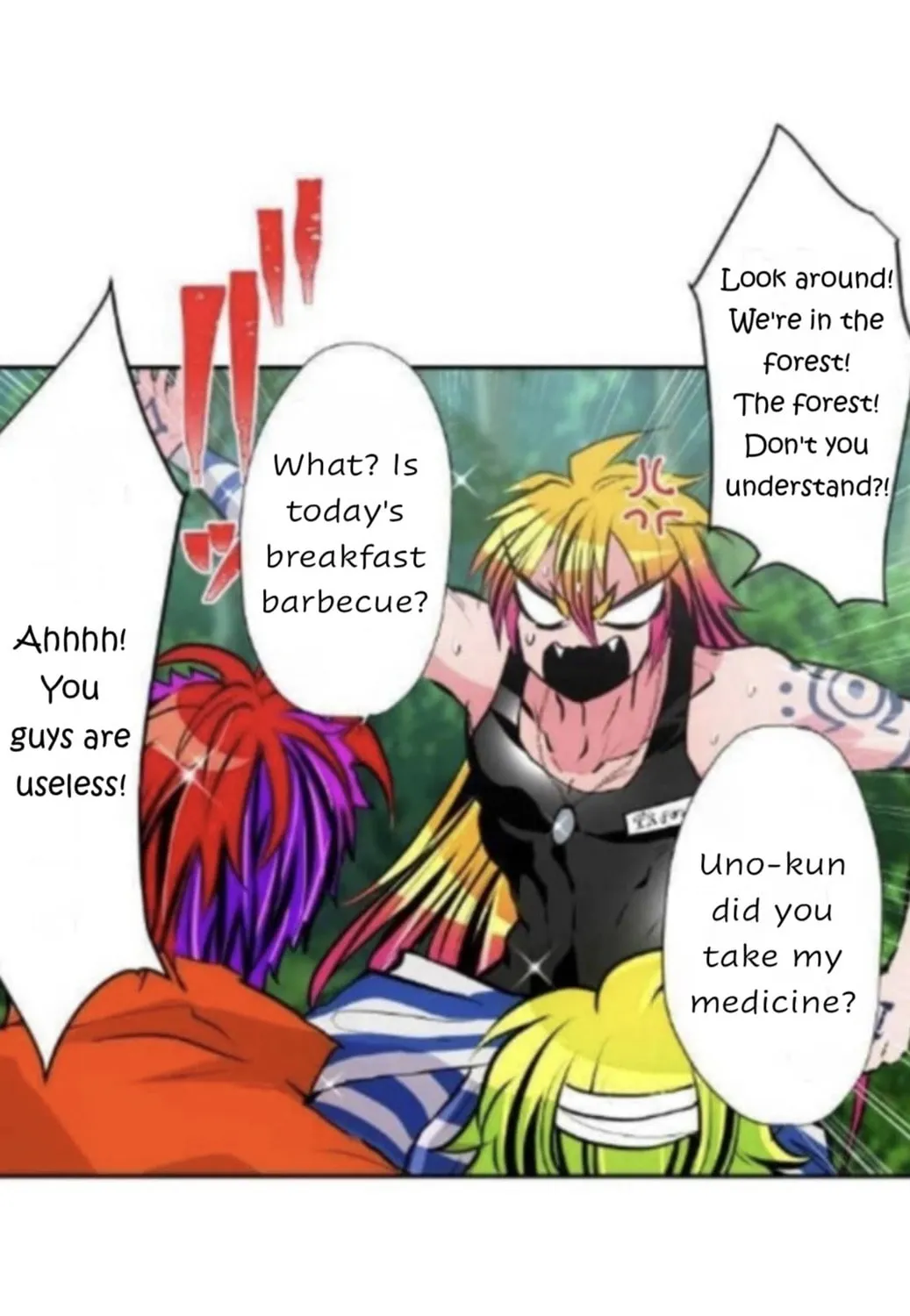 Nanbaka (Colored) Chapter 387 page 8 - 
