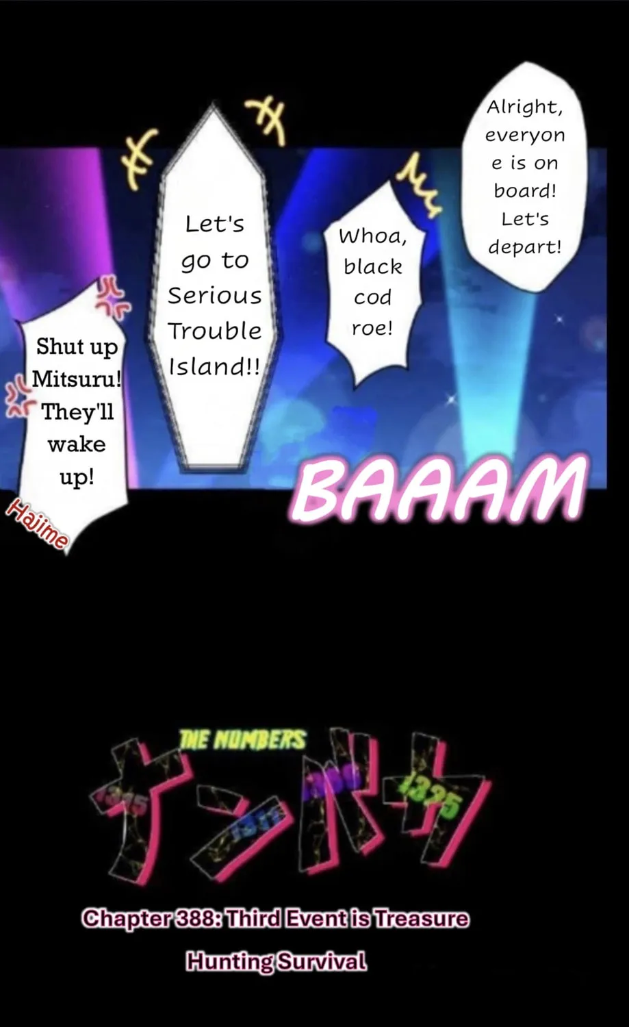 Nanbaka (Colored) Chapter 388 page 2 - 