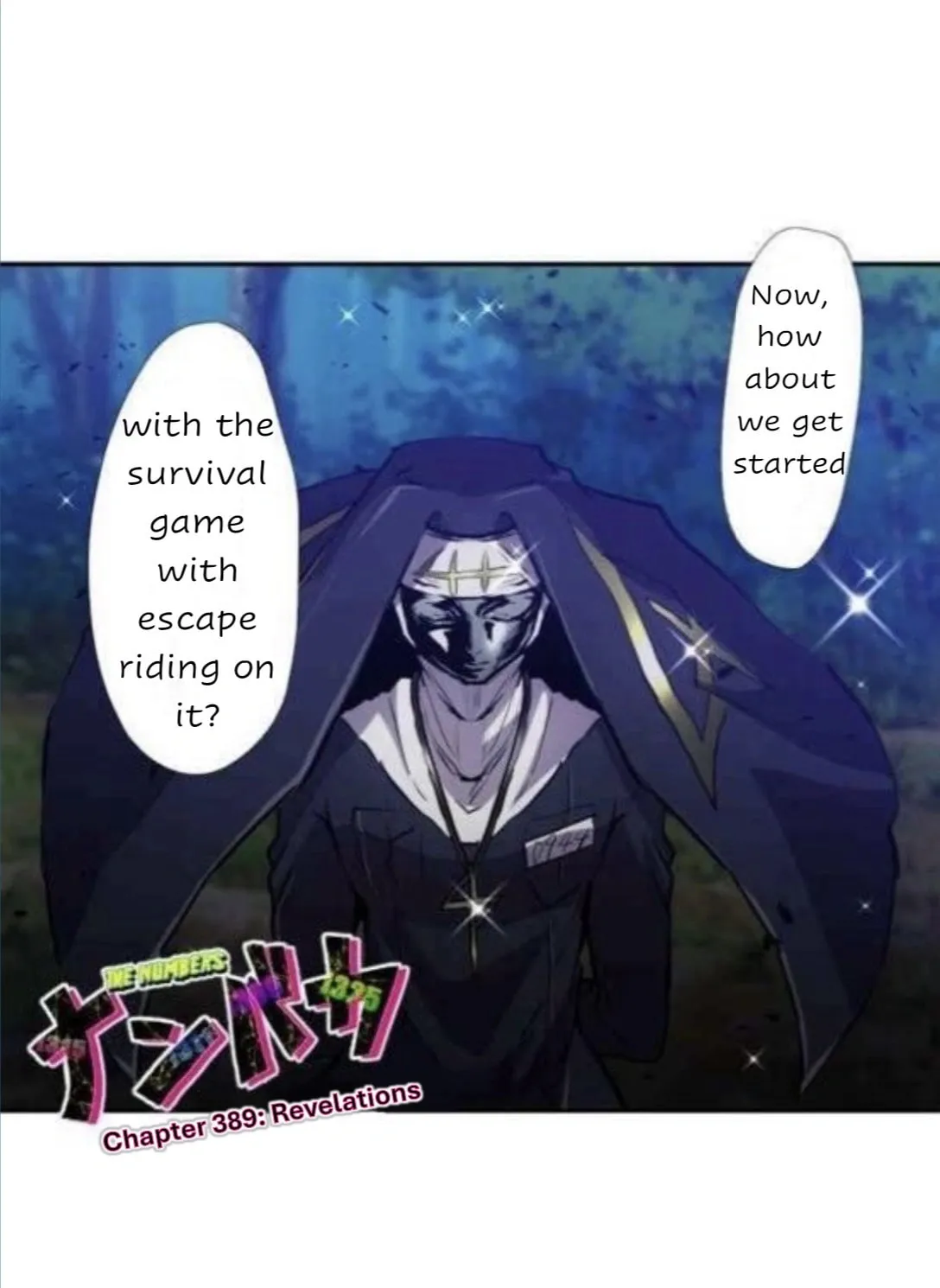 Nanbaka (Colored) Chapter 389 page 1 - 