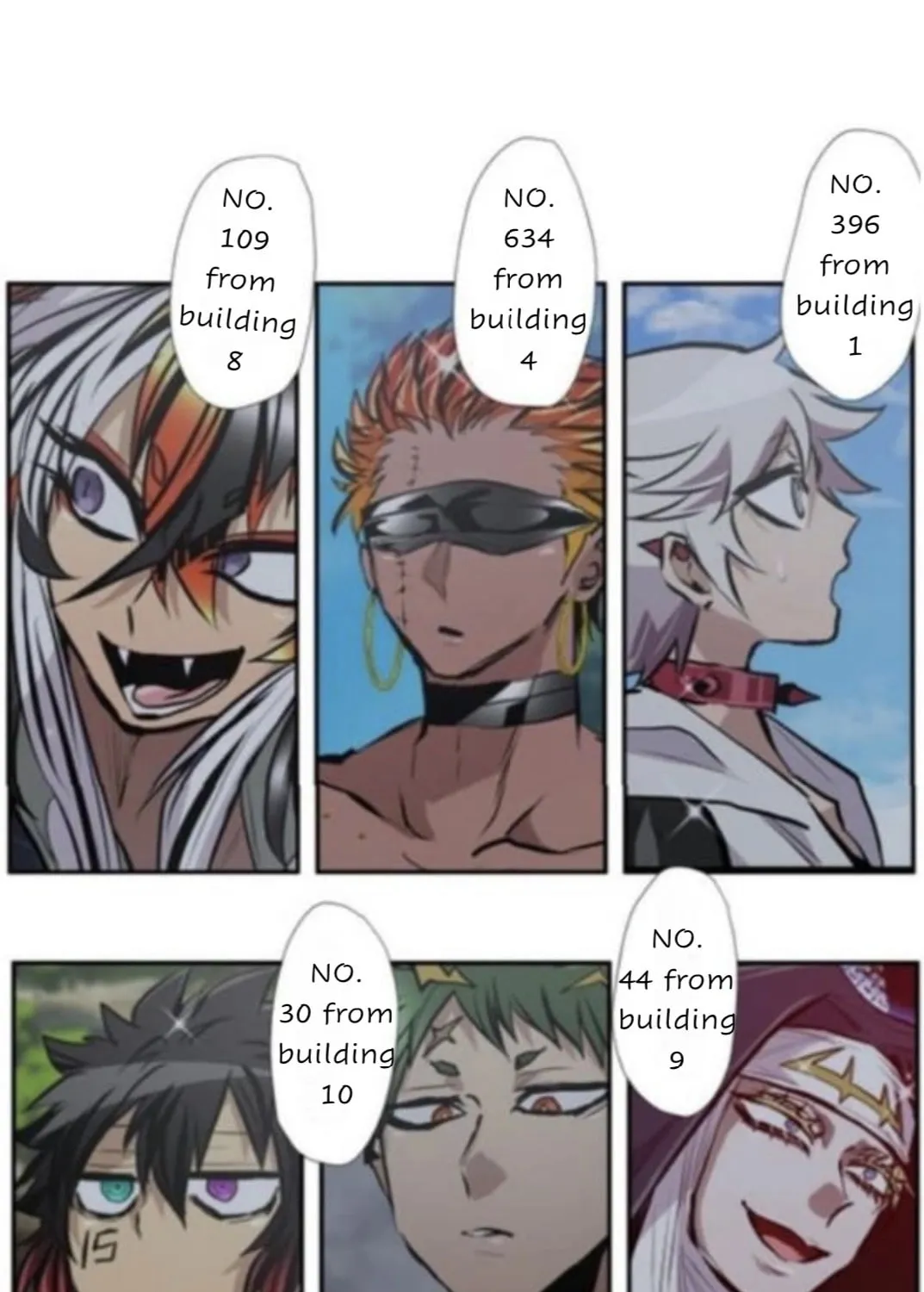 Nanbaka (Colored) Chapter 406 page 6 - 
