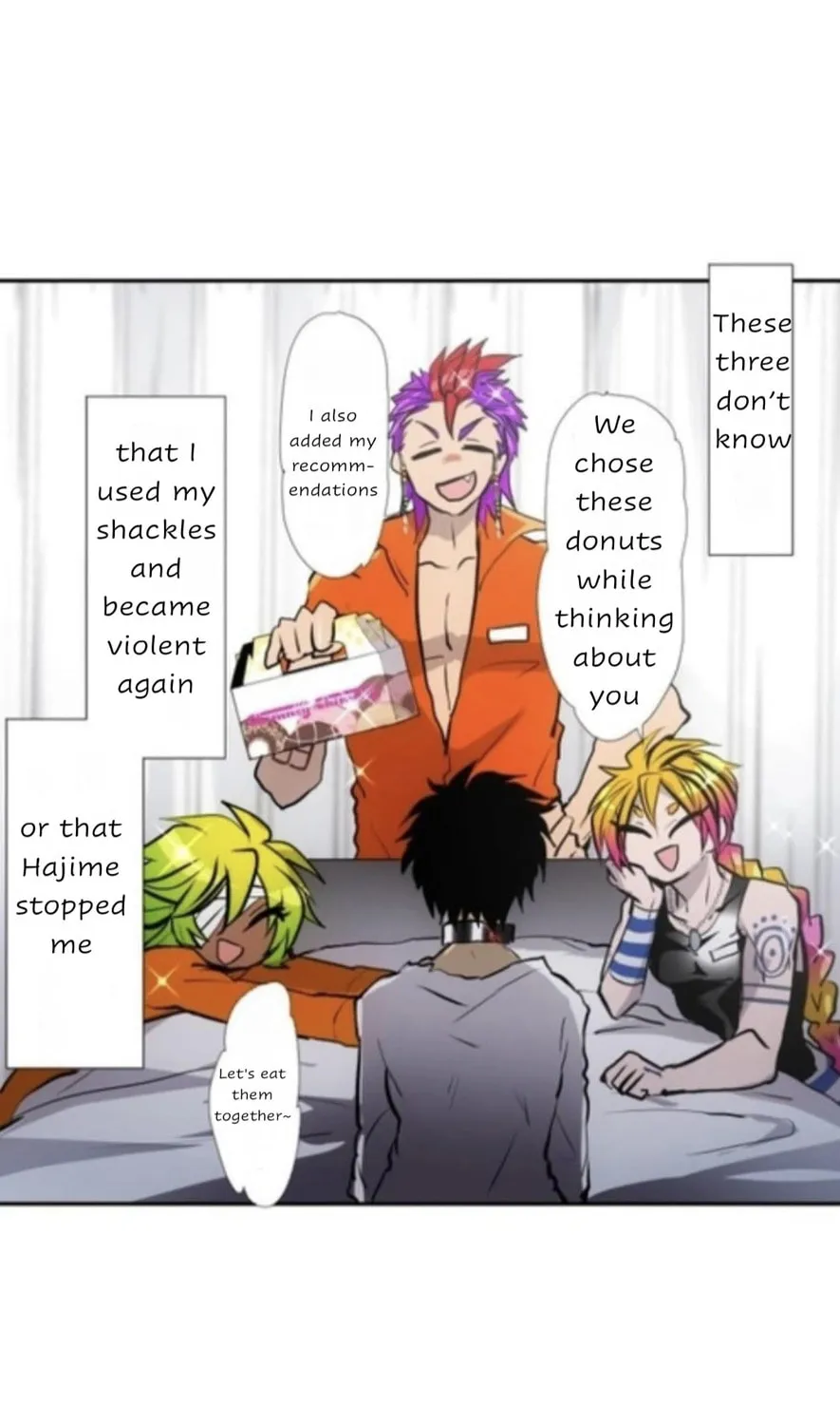 Nanbaka (Colored) Chapter 411 page 13 - 