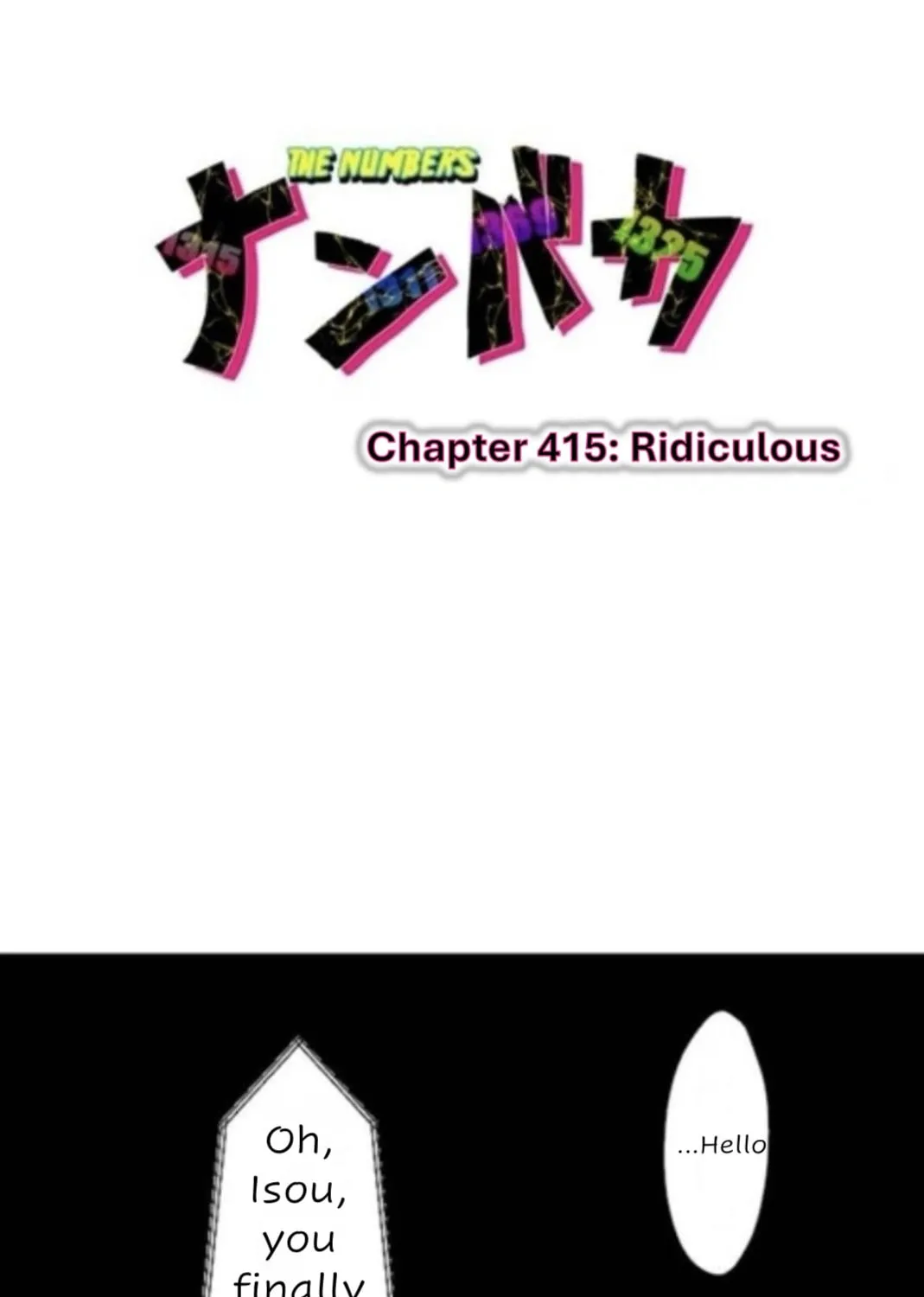 Nanbaka (Colored) Chapter 415 page 34 - 