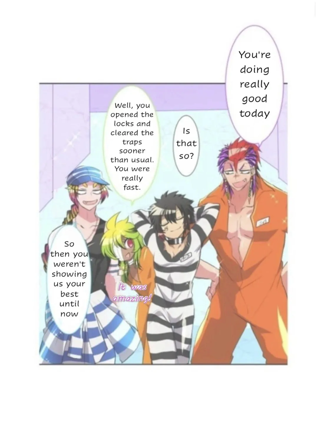 Nanbaka (Colored) Chapter 418 page 18 - 