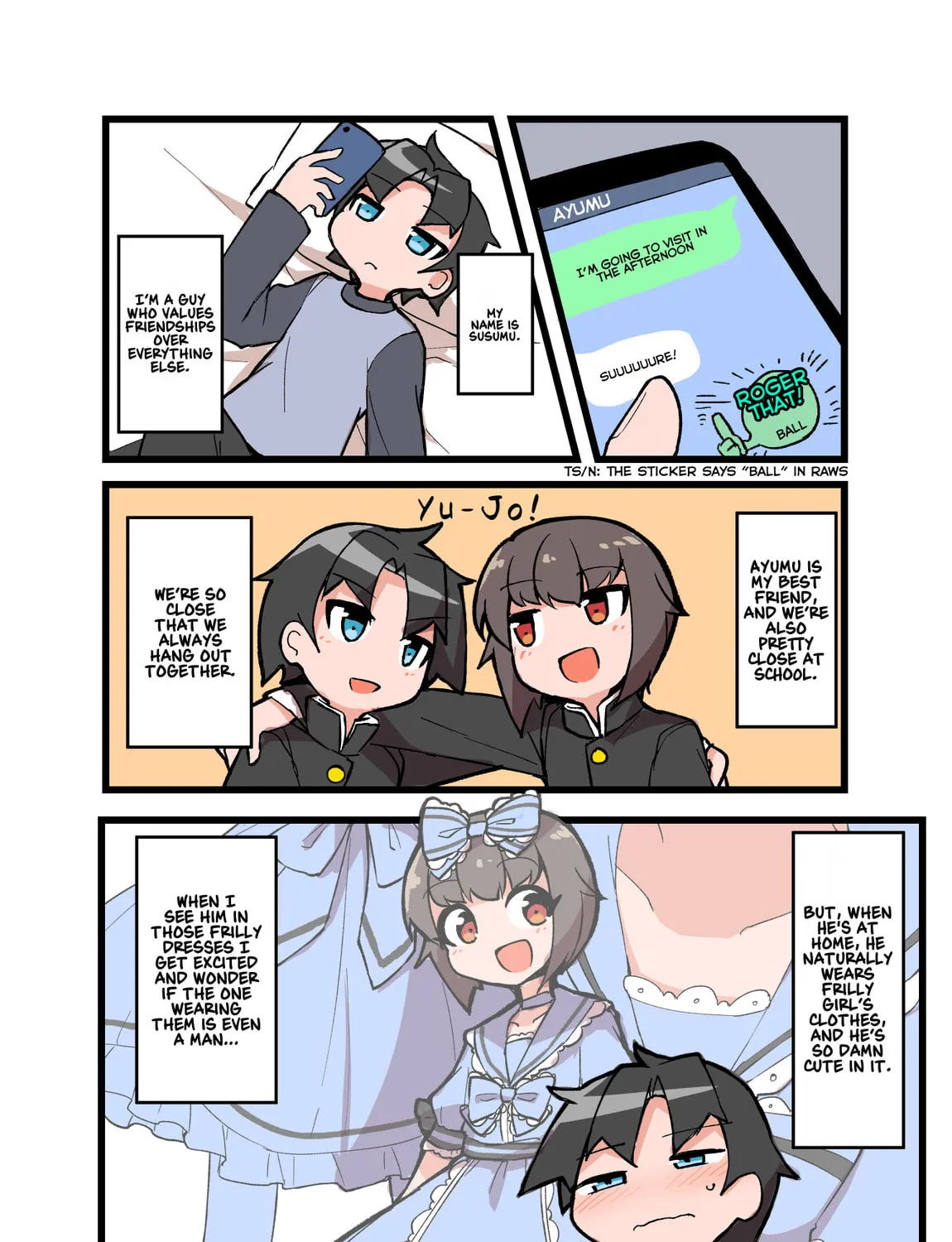 Naturally Crossdressing Boy Chapter 36 page 1 - 