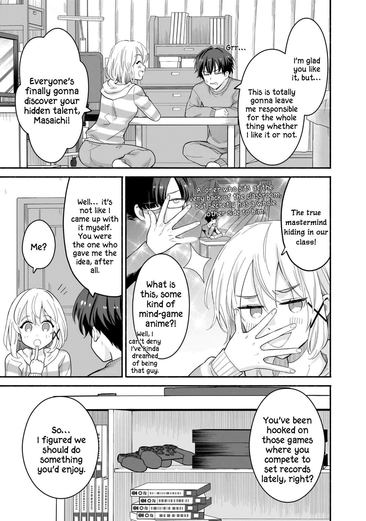 Nee, Mou Isso Tsukiacchau? Osananajimi no Bishoujo ni Tanomarete, Camo Kareshi Hajimemashita Chapter 49 page 9 - 