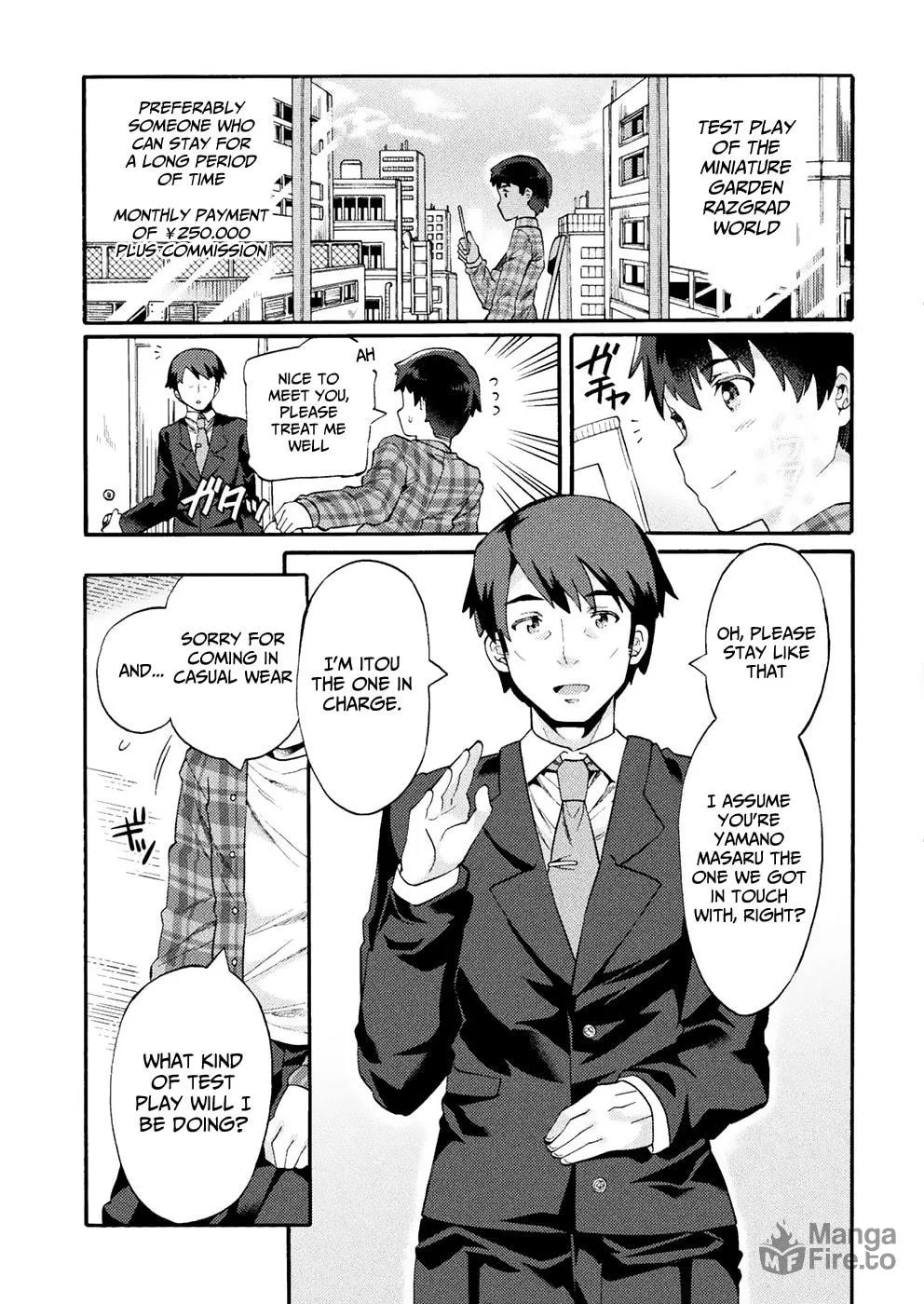 NEET dakedo Hello Work ni Ittara Isekai ni Tsuretekareta Chapter 1 page 5 - 