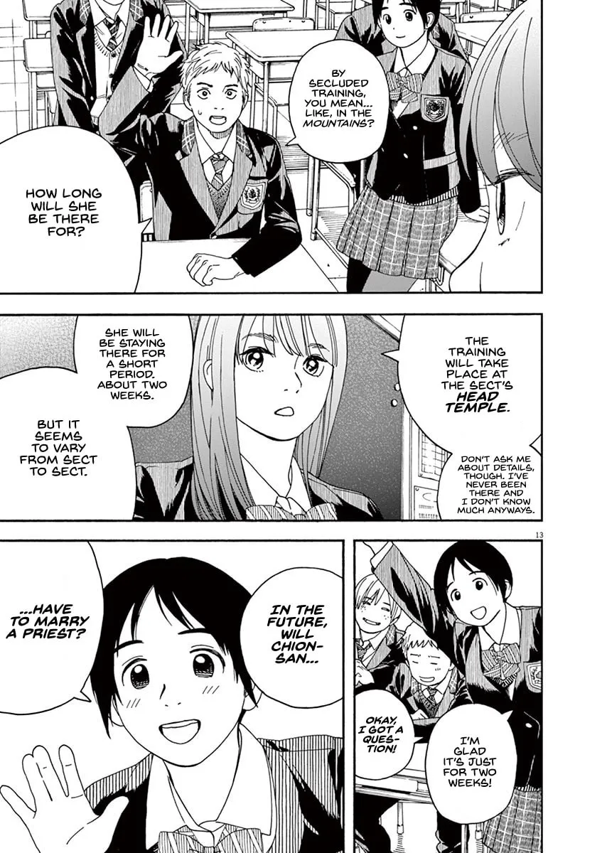 Neko no Otera no Chion-san Chapter 68 page 13 - 