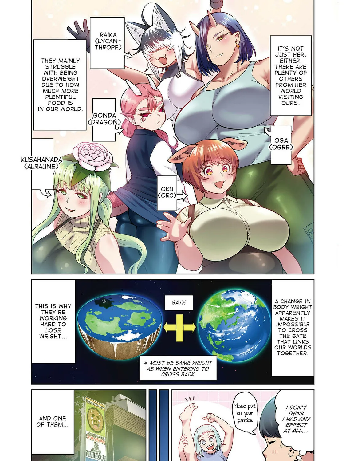 New Elf Can't on a Diet. (Colored) Chapter 1 page 21 - 