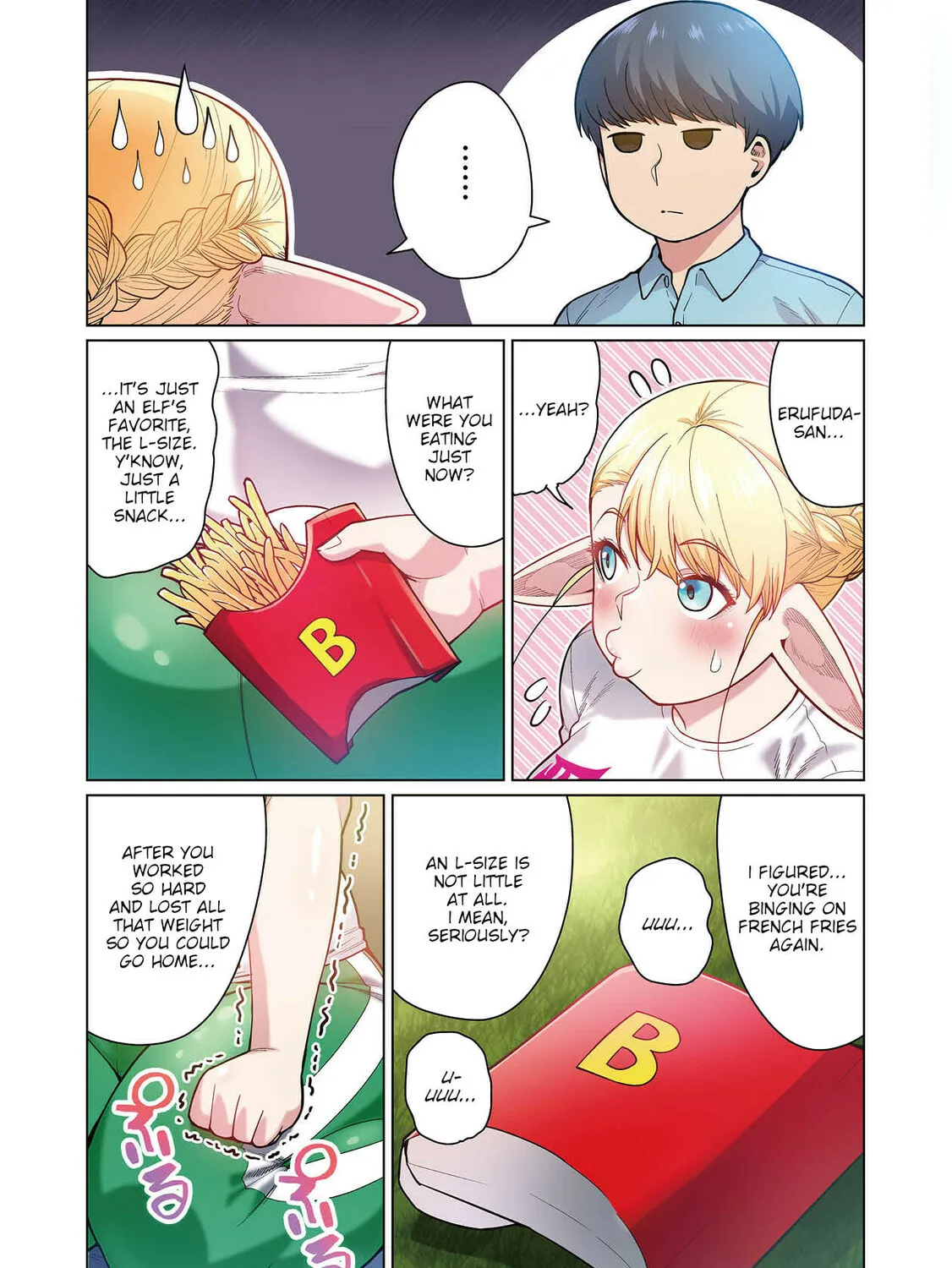 New Elf Can't on a Diet. (Colored) Chapter 1 page 25 - 
