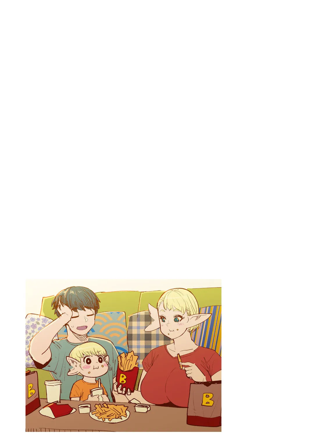 New Elf Can't on a Diet. (Colored) Chapter 15.5 page 13 - 