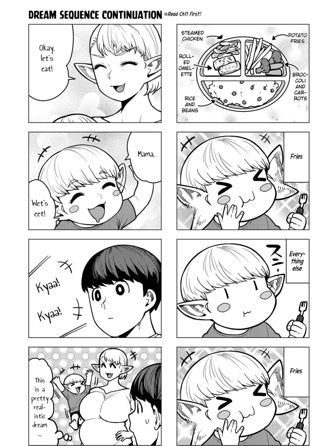 New Elf Can't on a Diet. (Colored) Chapter 15.5 page 49 - 