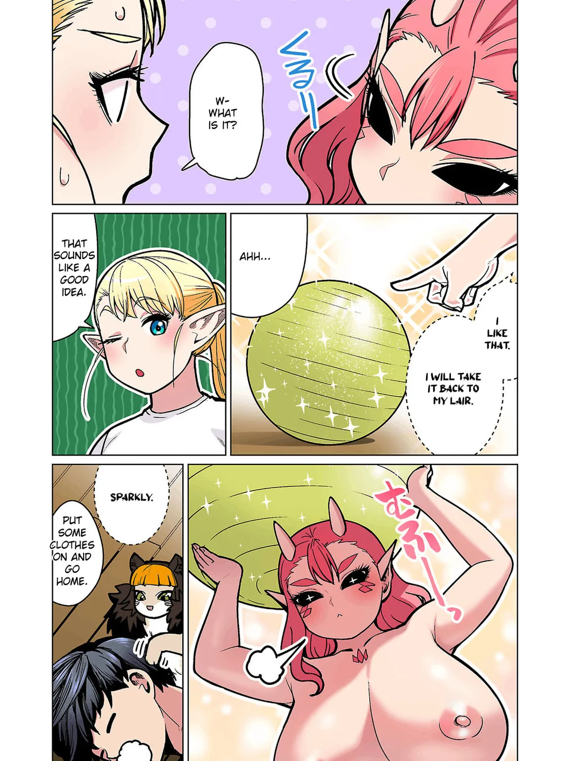 New Elf Can't on a Diet. (Colored) Chapter 19 page 55 - 