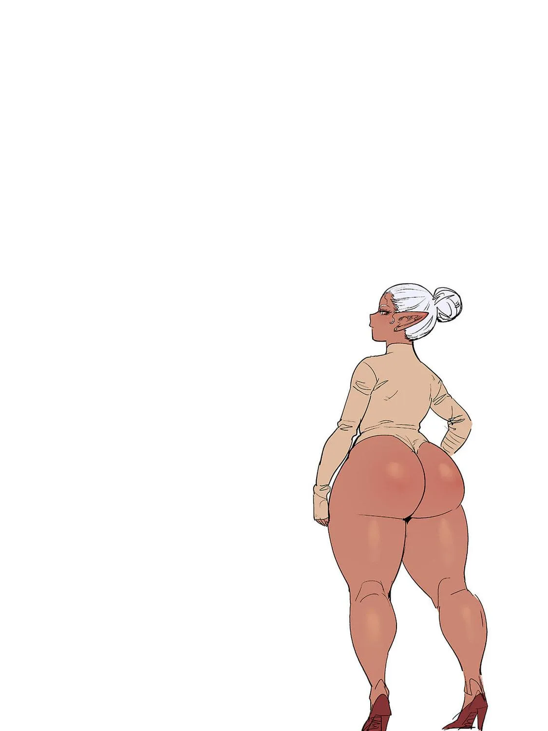 New Elf Can't on a Diet. (Colored) Chapter 20.5 page 19 - 