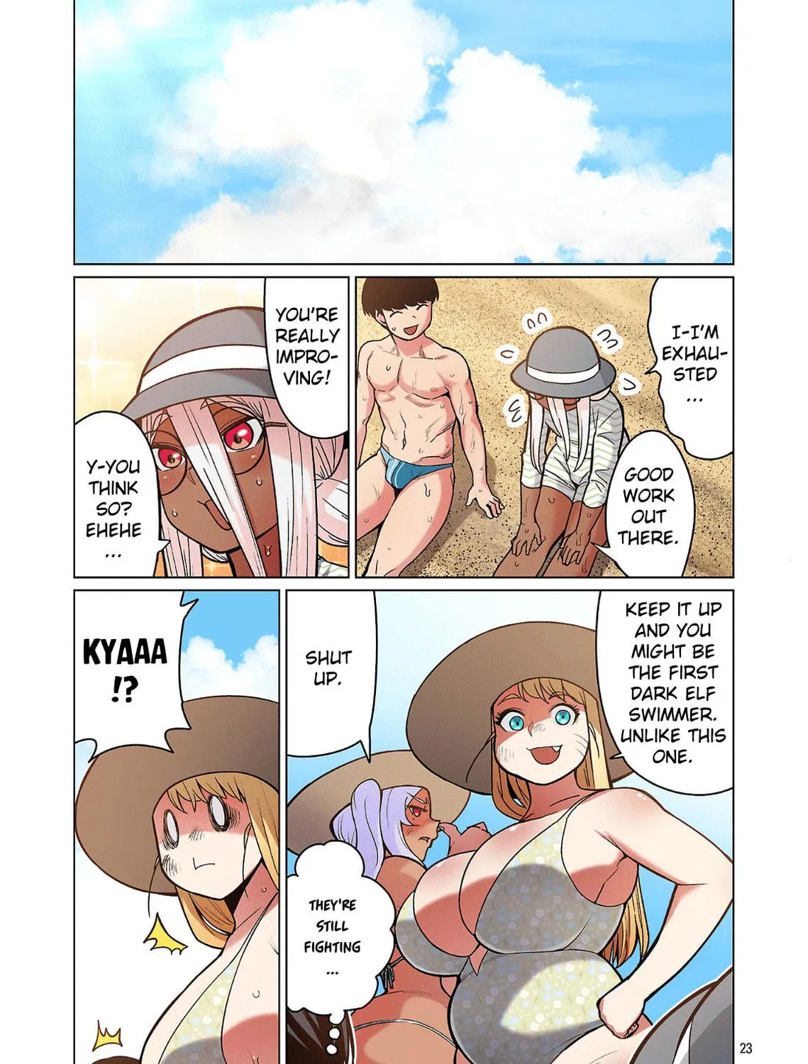 New Elf Can't on a Diet. (Colored) Chapter 21 page 47 - 