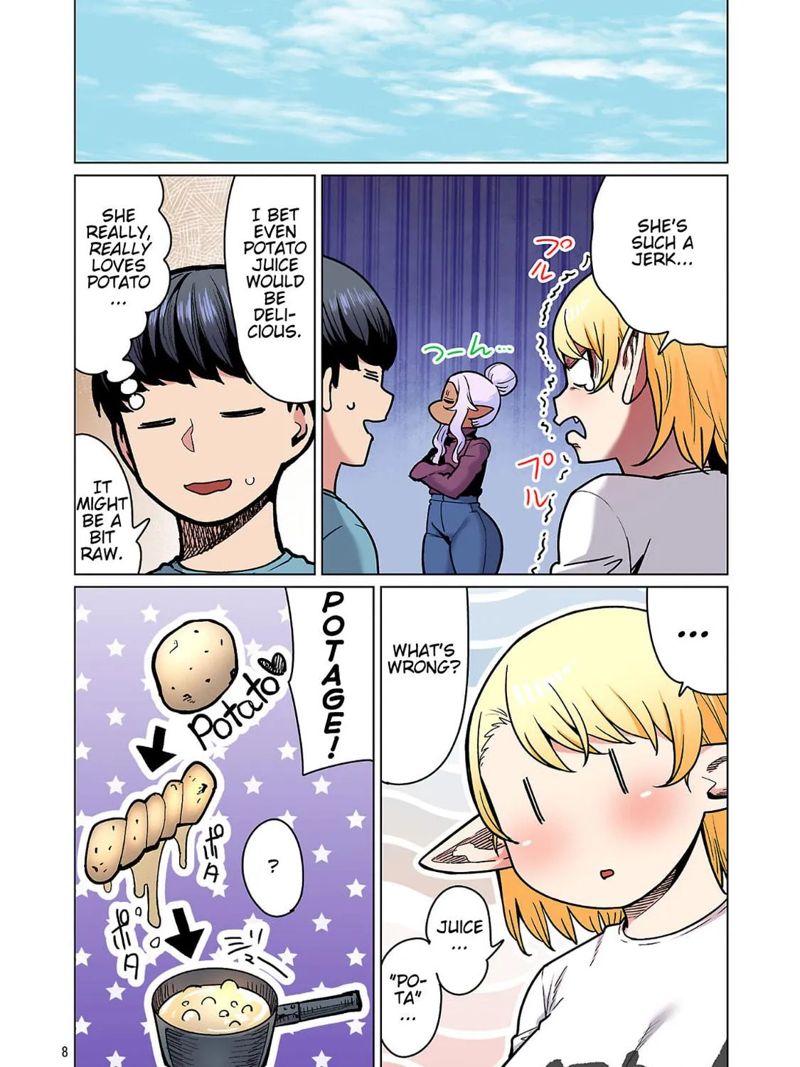 New Elf Can't on a Diet. (Colored) Chapter 24 page 17 - 