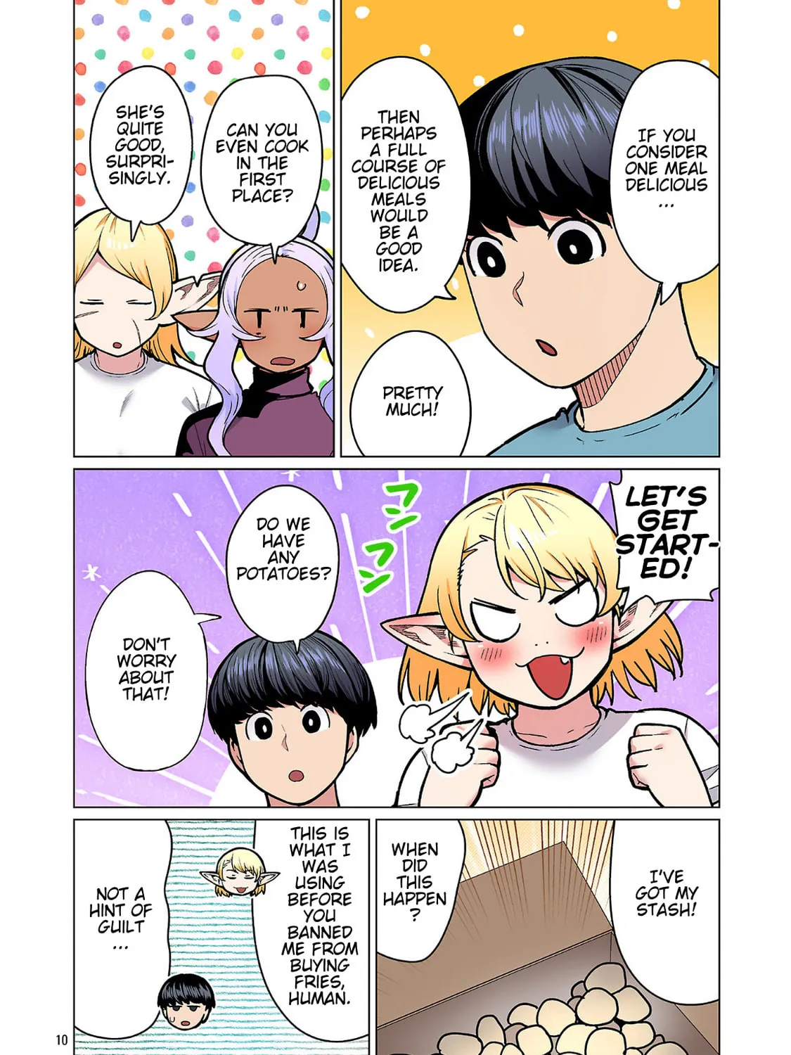 New Elf Can't on a Diet. (Colored) Chapter 24 page 21 - 