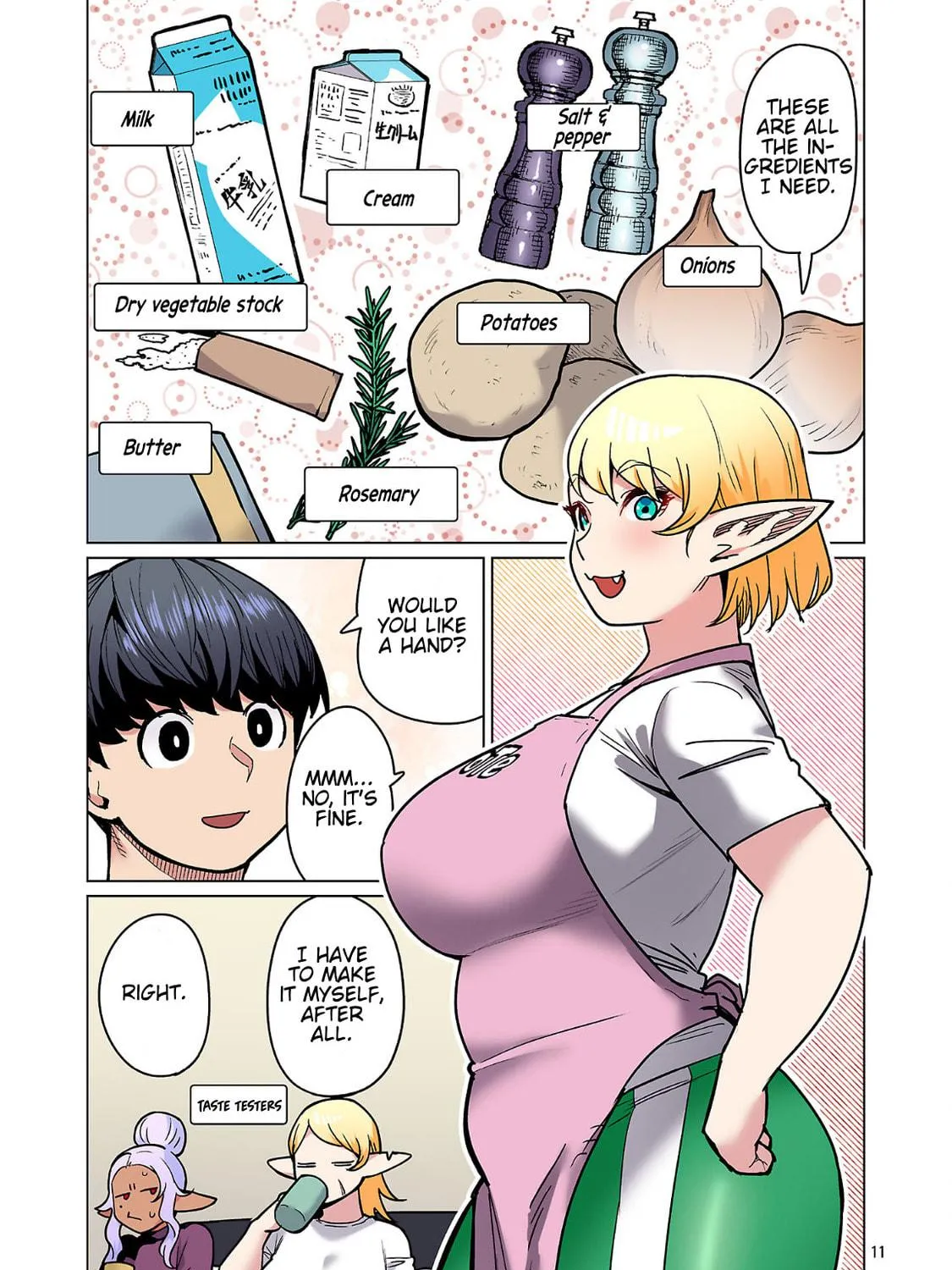 New Elf Can't on a Diet. (Colored) Chapter 24 page 23 - 