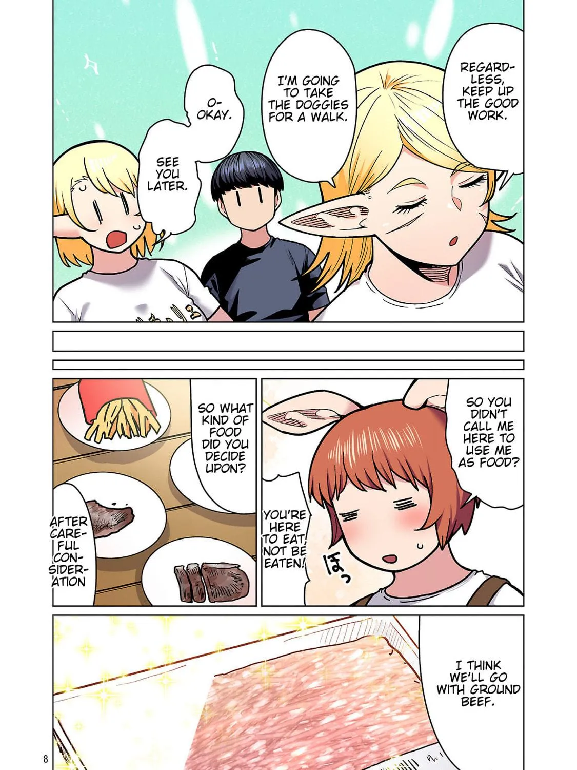 New Elf Can't on a Diet. (Colored) Chapter 25 page 17 - 