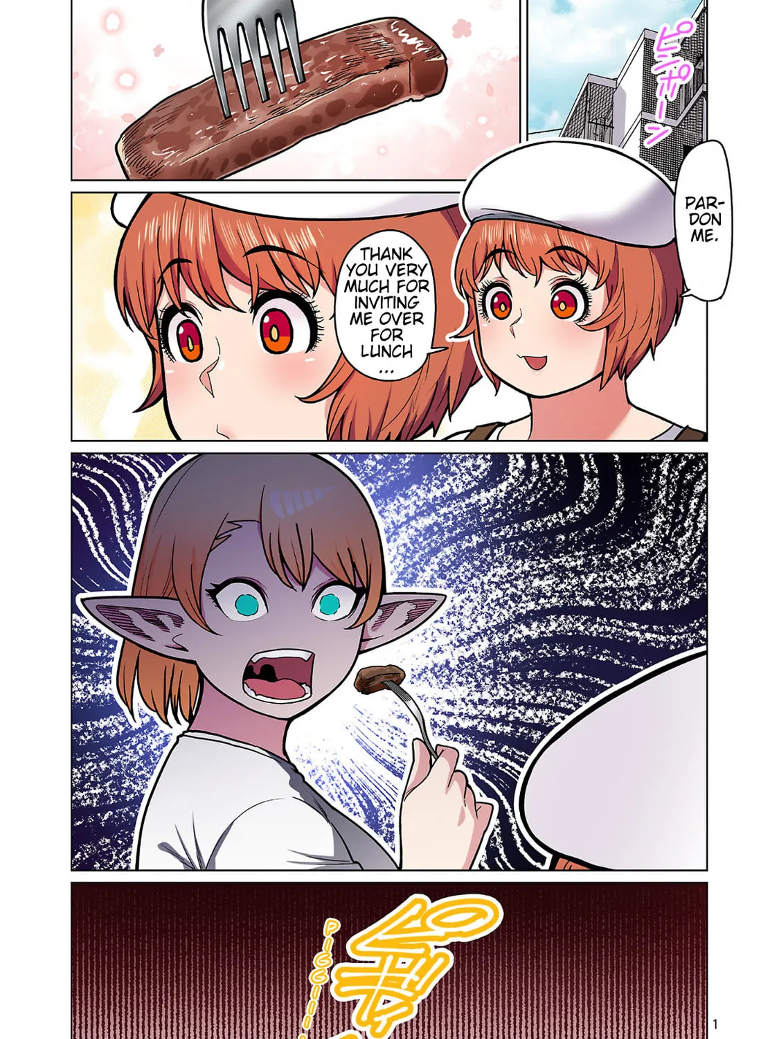 New Elf Can't on a Diet. (Colored) Chapter 25 page 3 - 