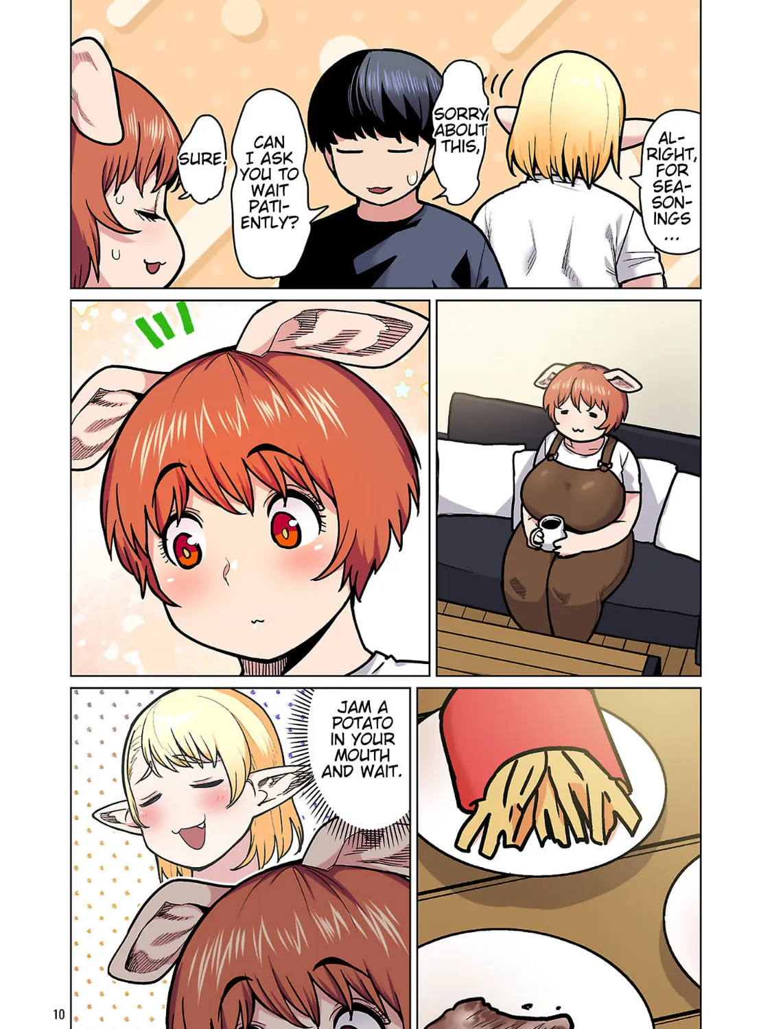 New Elf Can't on a Diet. (Colored) Chapter 25 page 21 - 