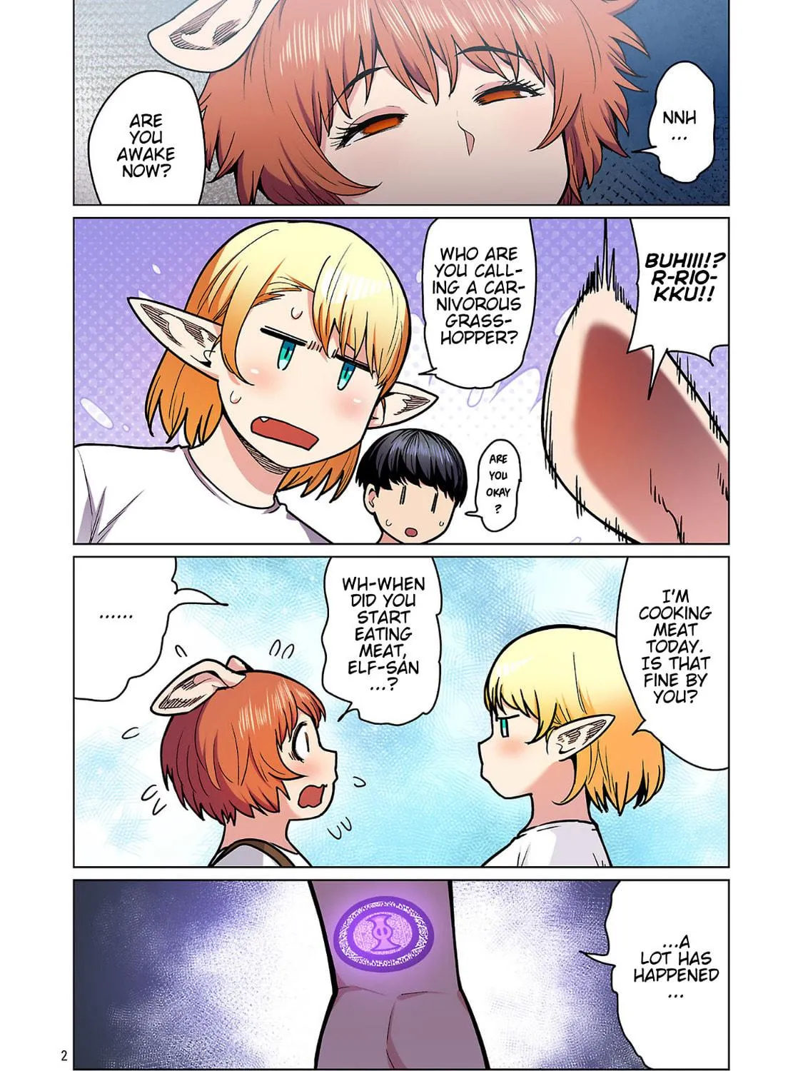 New Elf Can't on a Diet. (Colored) Chapter 25 page 5 - 