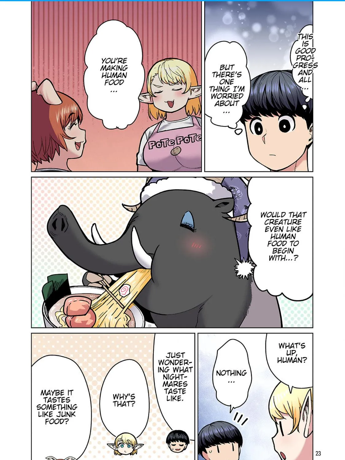 New Elf Can't on a Diet. (Colored) Chapter 25 page 47 - 
