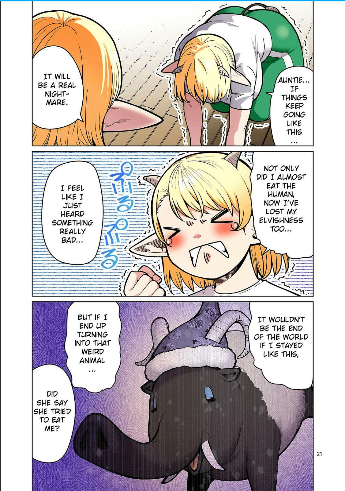 New Elf Can't on a Diet. (Colored) Chapter 27 page 23 - 