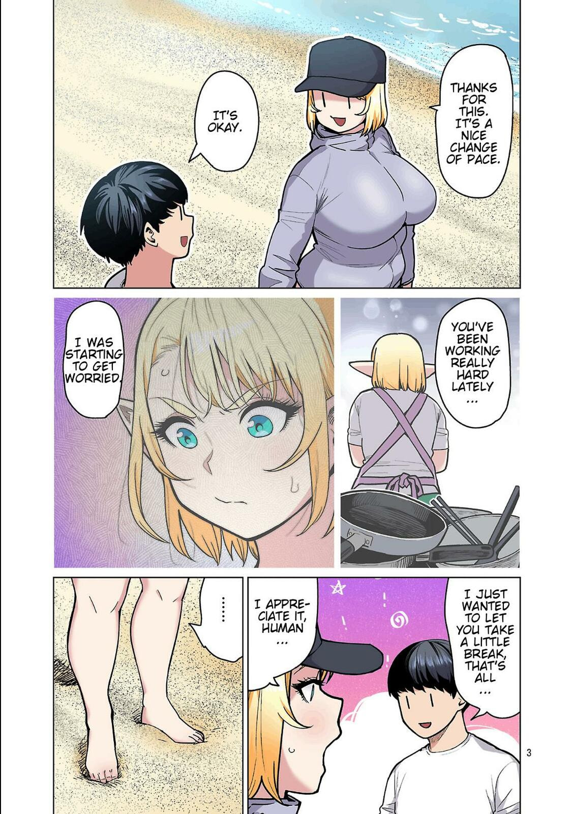 New Elf Can't on a Diet. (Colored) Chapter 27 page 5 - 