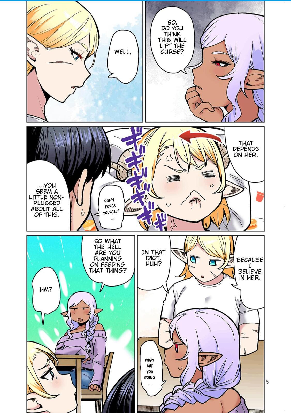 New Elf Can't on a Diet. (Colored) Chapter 28 page 7 - 