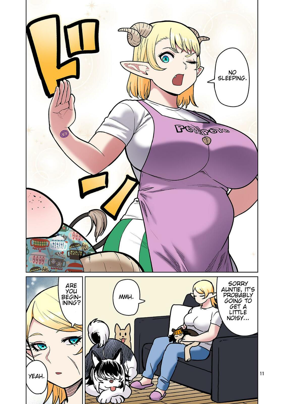 New Elf Can't on a Diet. (Colored) Chapter 29 page 13 - 