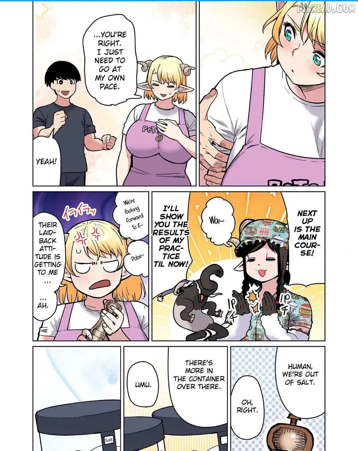 New Elf Can't on a Diet. (Colored) Chapter 30 page 13 - 