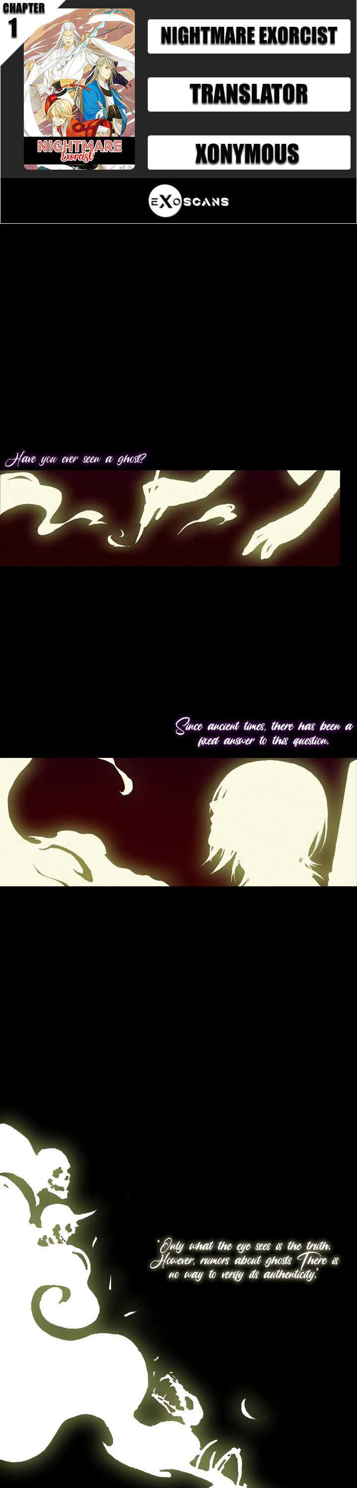 Nightmare Exorcist Chapter 1 page 1 - 