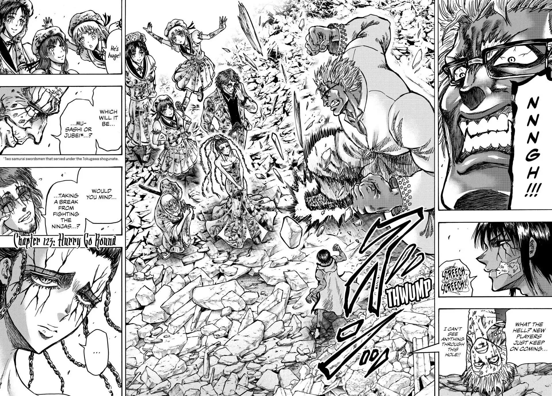 Ninja vs. Gokudo Chapter 123 page 1 - 