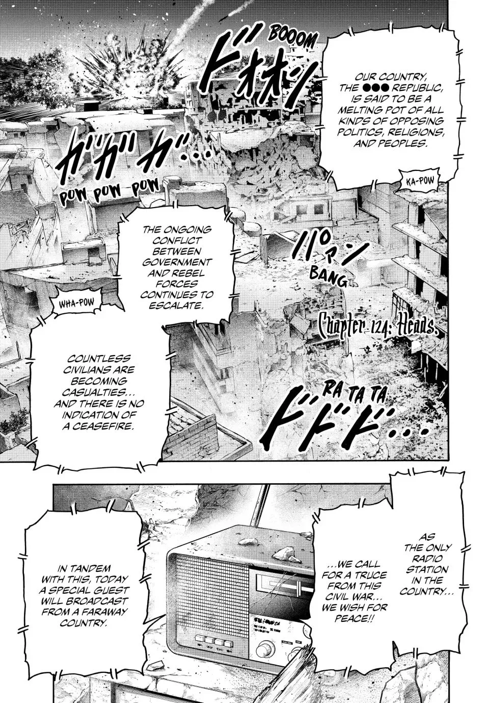 Ninja vs. Gokudo Chapter 124 page 1 - 