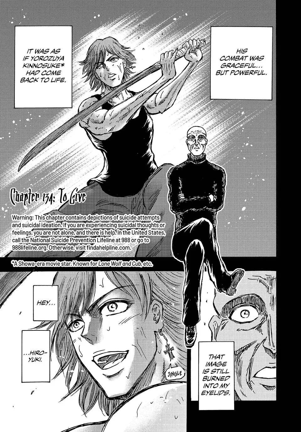Ninja vs. Gokudo Chapter 134 page 1 - 