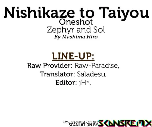 Nishikaze to Taiyou Chapter 0 page 1 - 