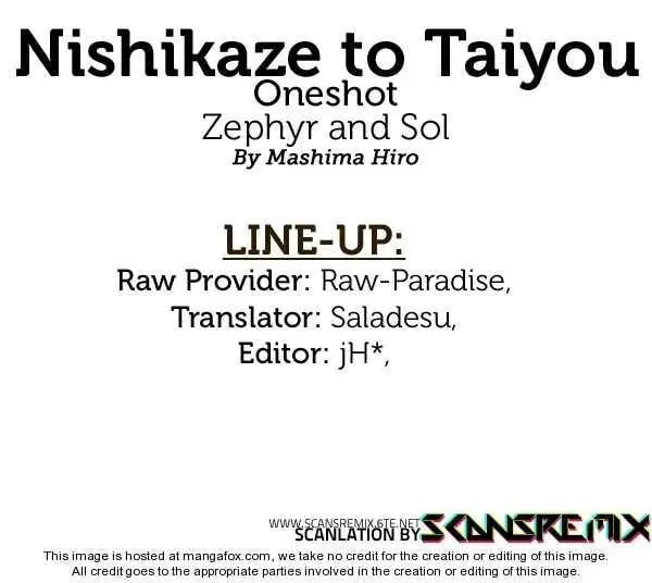 Nishikaze to Taiyou Chapter 1 page 1 - 