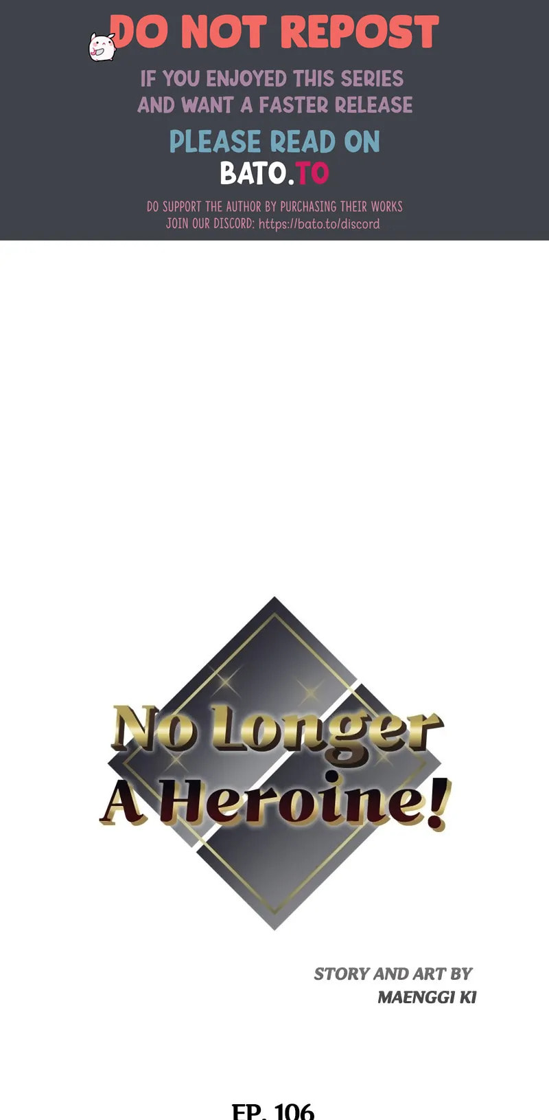 No Longer A Heroine! Chapter 106 page 1 - 