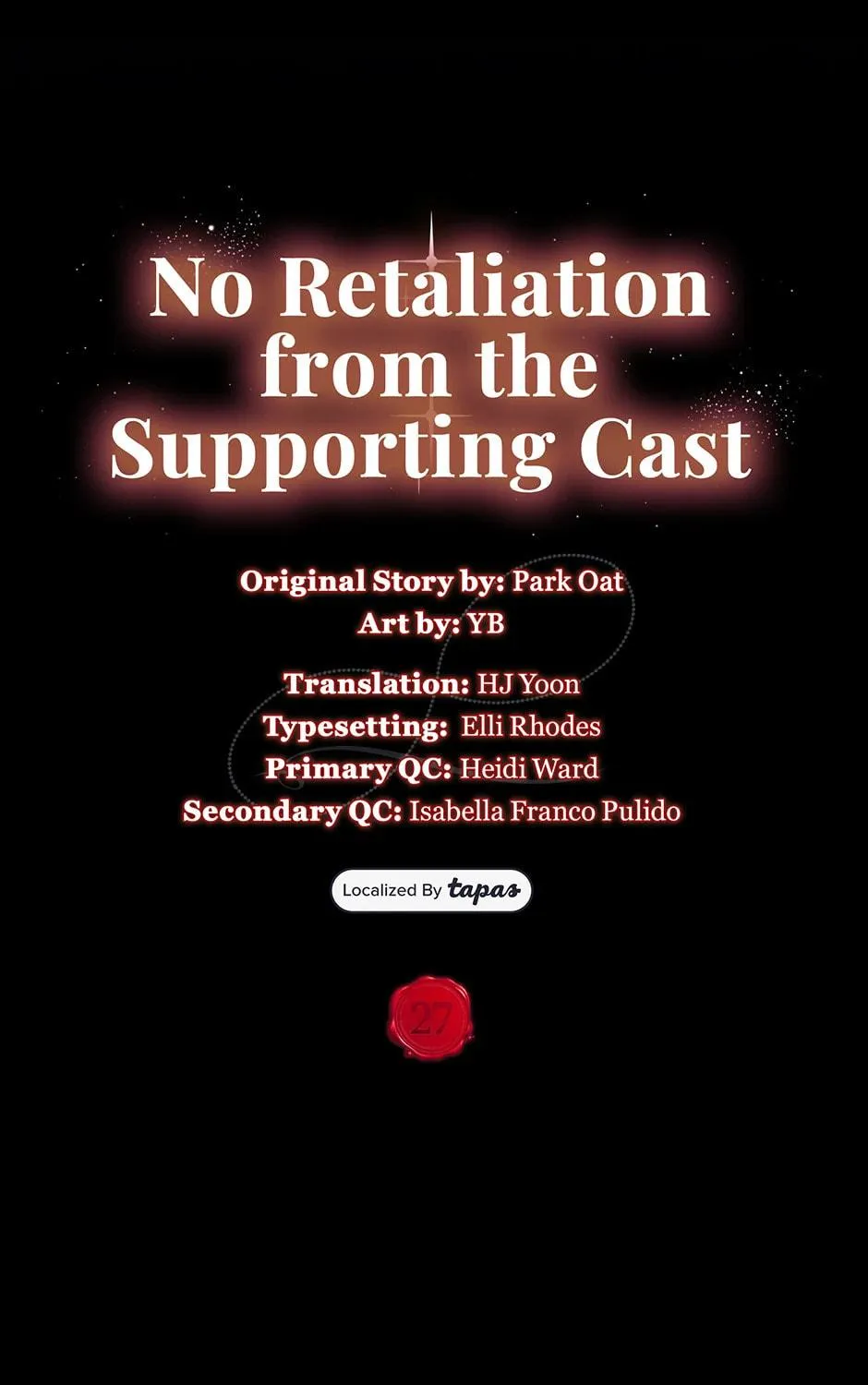 No Retaliation from the Supporting Cast Chapter 28 page 9 - 