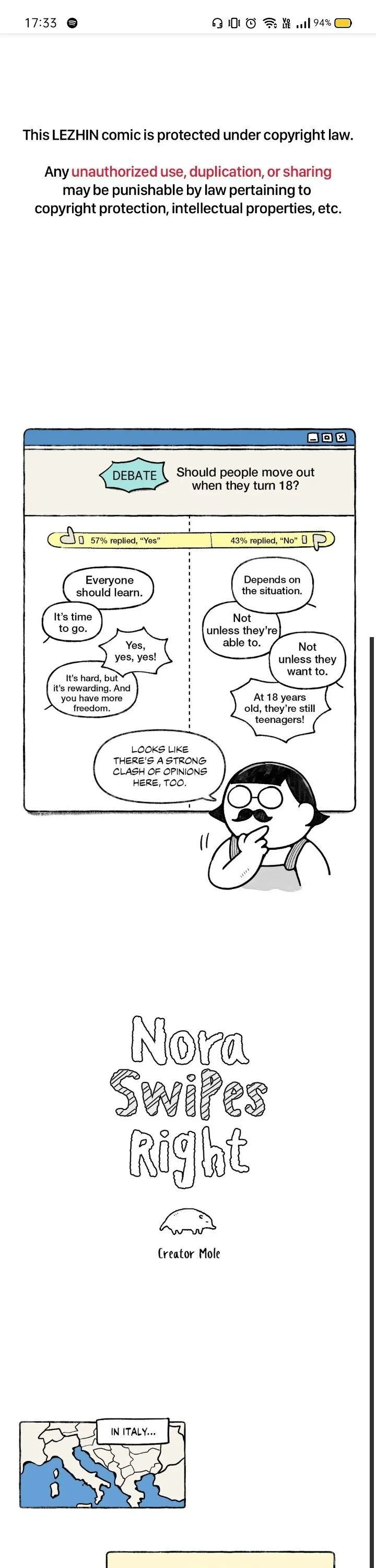 Nora Swipes Right Chapter 23 page 2 - 