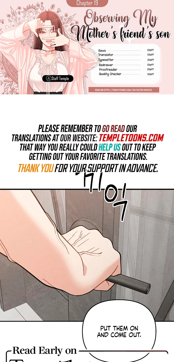 Observing My Mom's Friend's Son Chapter 19 page 1 - 