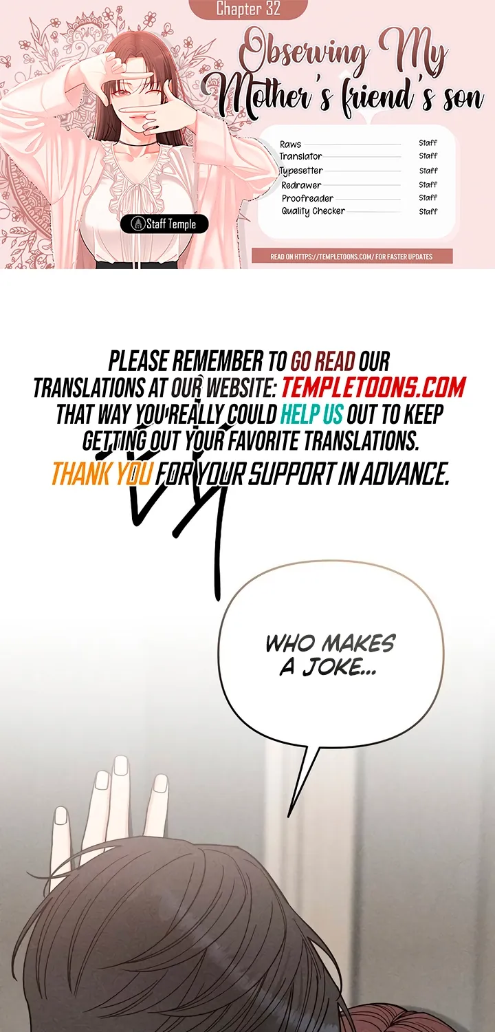 Observing My Mom's Friend's Son Chapter 32 page 1 - 