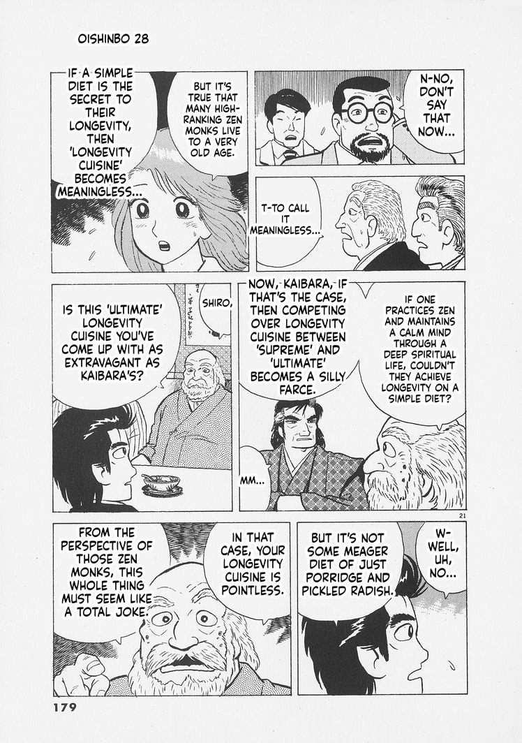 Oishinbo Chapter 261 page 21 - 