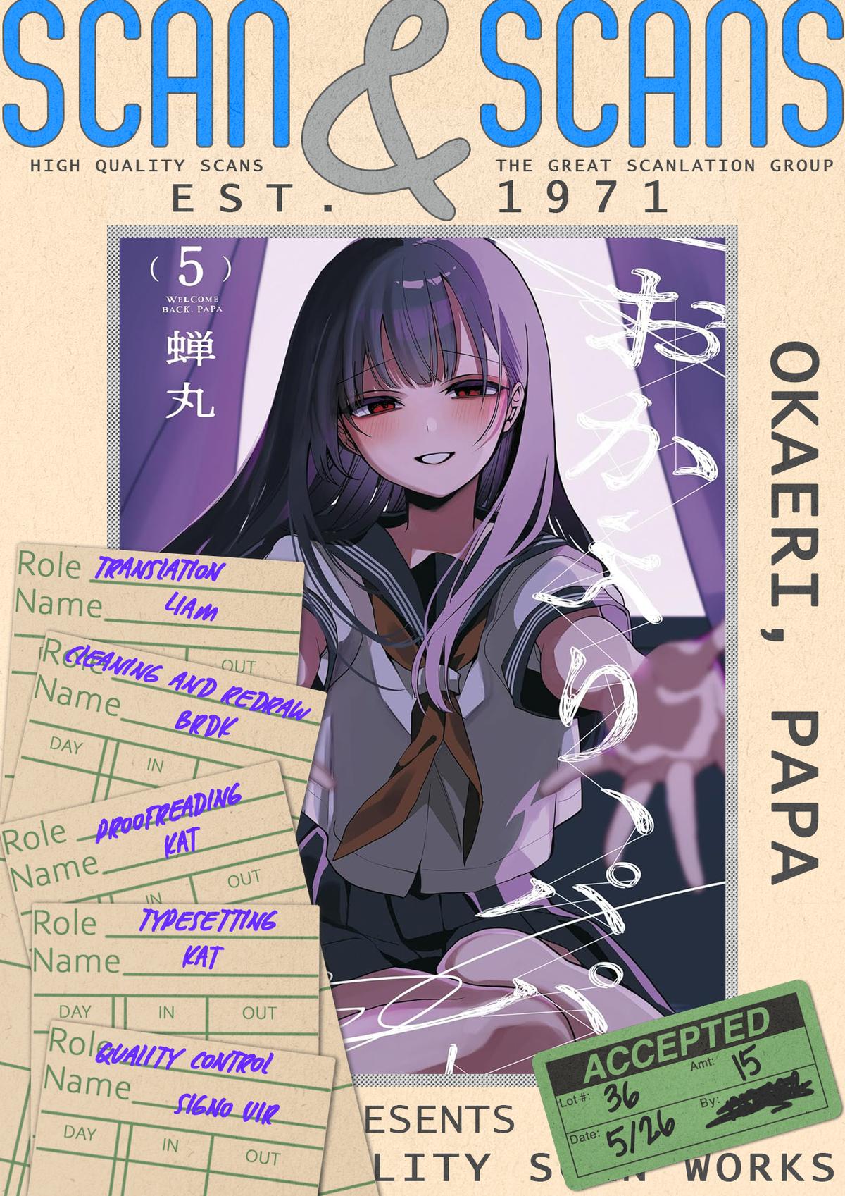 “Okaeri, Papa” Chapter 36 page 1 - 