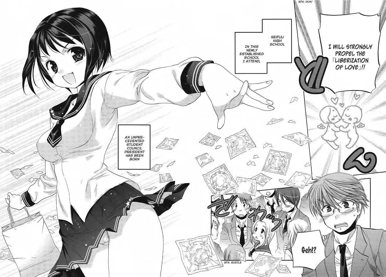 Okusama ga Seitokaichō! Chapter 1 page 8 - 