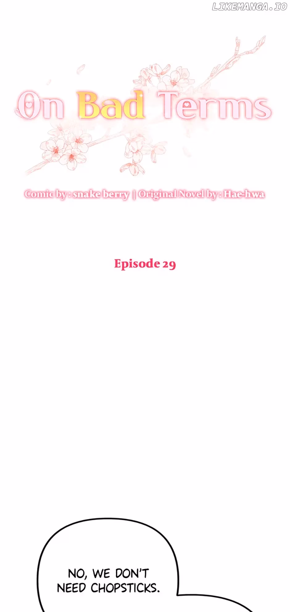On Bad Terms Chapter 29 page 1 - 